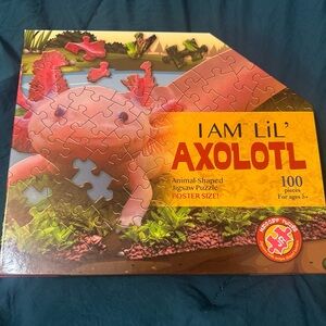 Jigsaw Puzzle - 100 Pieces - Mad Capp Puzzles Axoltl - brand new